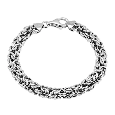 Sterling Silver Byzantine Bracelet