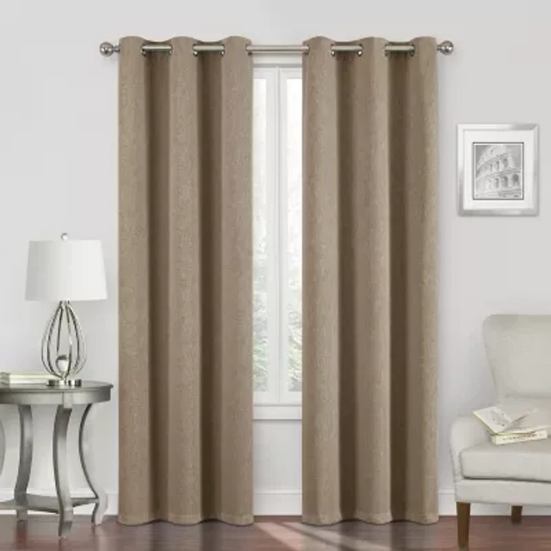 Regal Home Sterling Grommet Top Energy Saving Blackout Curtain Panel