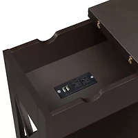 Convenience Concepts Oxford Living Room Collection Storage Console Table