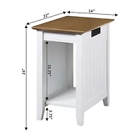 Convenience Concepts Edison Living Room Collection End Table
