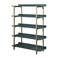 Hali Home Office Collection 5-Shelf Bookcase