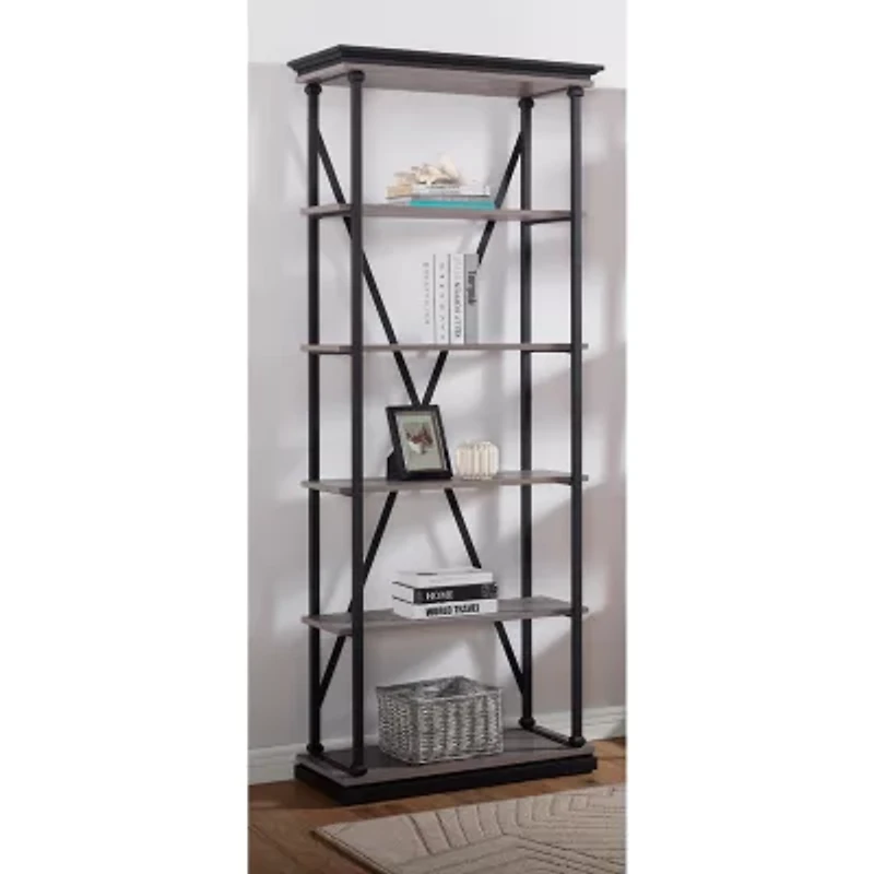 Toggin Home Office Collection 5-Shelf Bookcase