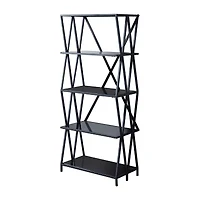 Winside Home Office Collection 5-Shelf Bookcase