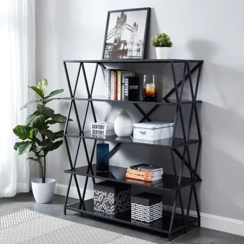 Winside Home Office Collection 5-Shelf Bookcase
