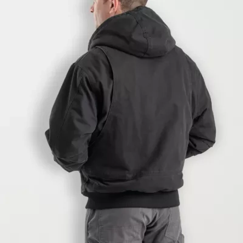 Berne Flex180 Mens Hooded Heavyweight Big and Tall Work Jacket