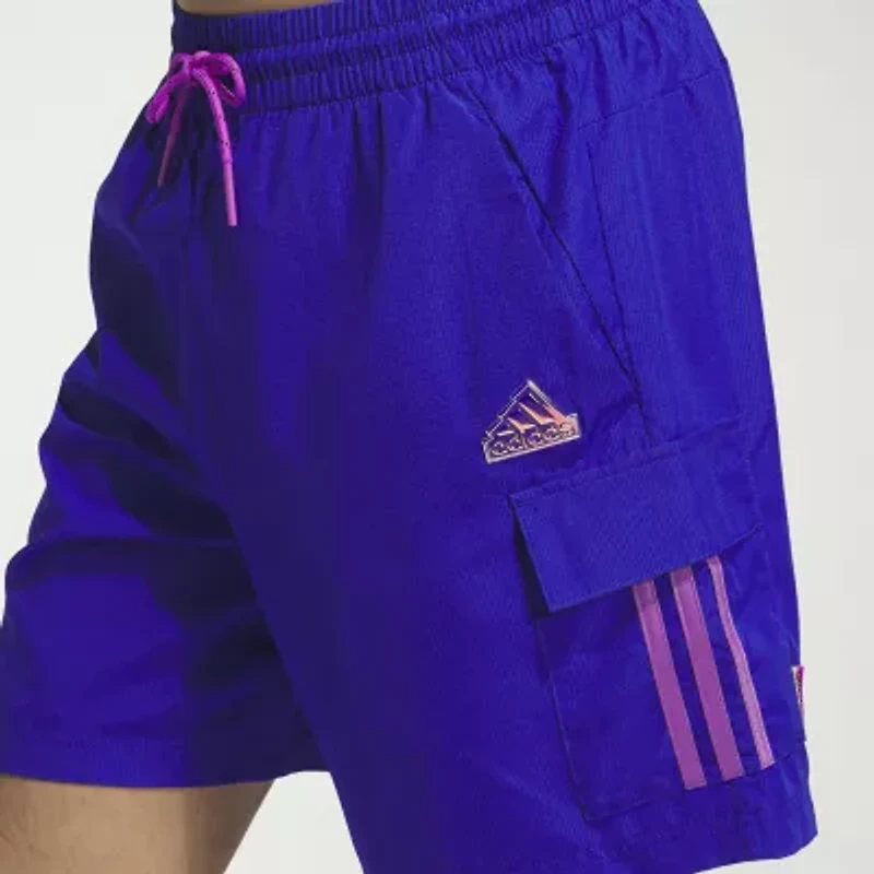 adidas Mens 7" Moisture Wicking Cargo Short
