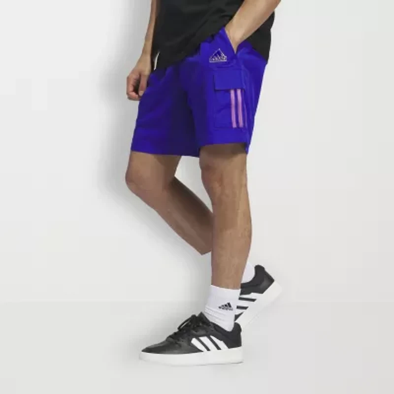adidas Mens 7" Moisture Wicking Cargo Short