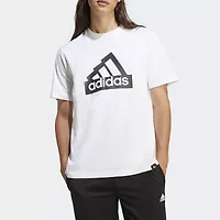 adidas Mens Crew Neck Short Sleeve Regular Fit Graphic T-Shirt