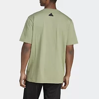 adidas Mens Crew Neck Short Sleeve Regular Fit Graphic T-Shirt