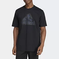 adidas Mens Crew Neck Short Sleeve Regular Fit Graphic T-Shirt
