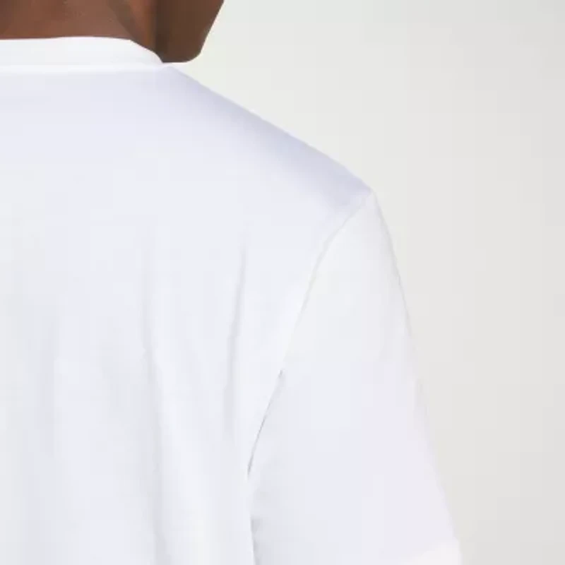 adidas Mens Crew Neck Short Sleeve Regular Fit Graphic T-Shirt
