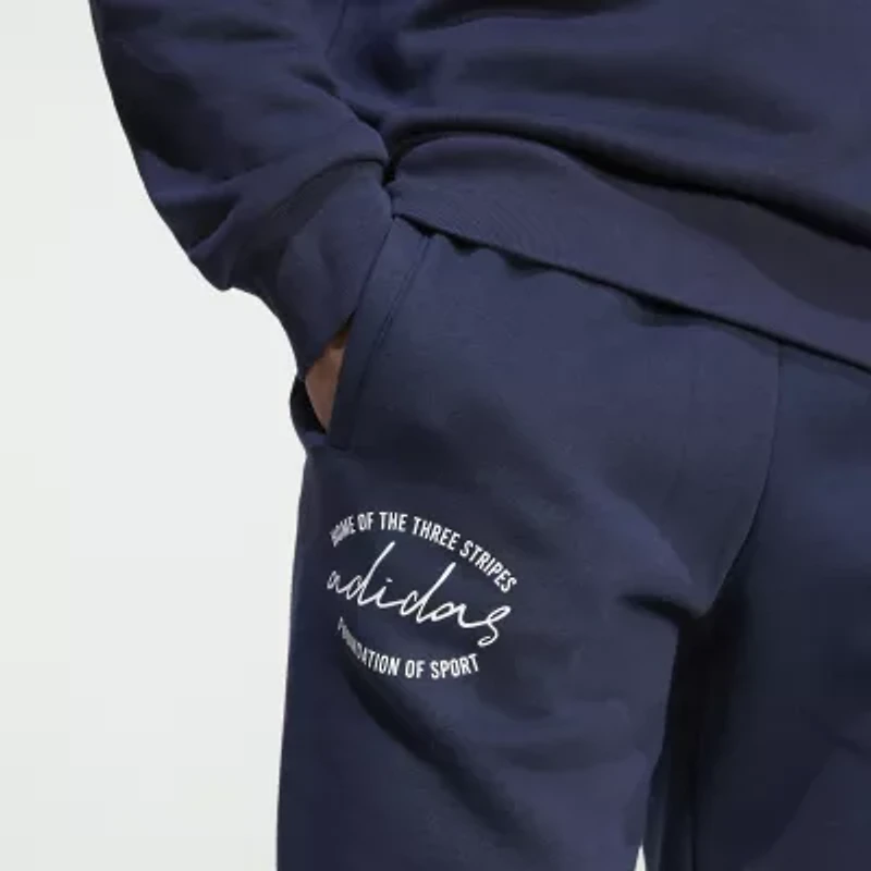 adidas Mens Regular Fit Fleece Sweatpant