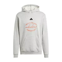 adidas Mens Long Sleeve Fleece Active Hoodie