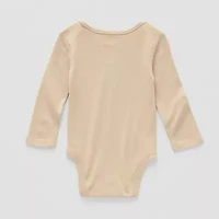 Okie Dokie Baby Unisex Round Neck Long Sleeve Rib Bodysuit
