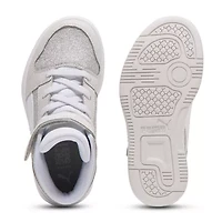 PUMA Rebound Layup Glitz Little Kid Girls Basketball Shoes