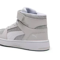 PUMA Rebound Layup Glitz Little Kid Girls Basketball Shoes