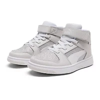 PUMA Rebound Layup Glitz Little Kid Girls Basketball Shoes