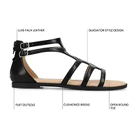 Journee Collection Womens Genneva Gladiator Sandals