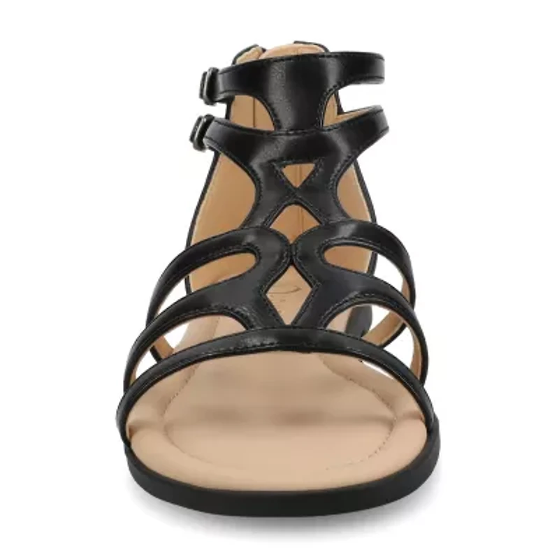 Journee Collection Womens Genneva Gladiator Sandals