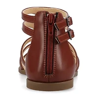 Journee Collection Womens Genneva Gladiator Sandals