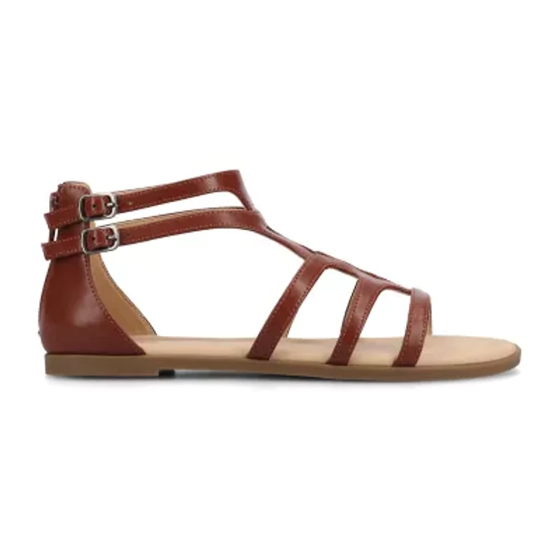 Journee Collection Womens Genneva Gladiator Sandals