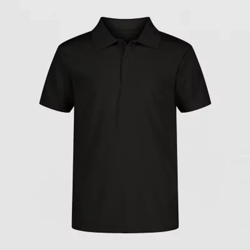 IZOD Little & Big Boys Short Sleeve Wrinkle Resistant Moisture Wicking Polo Shirt