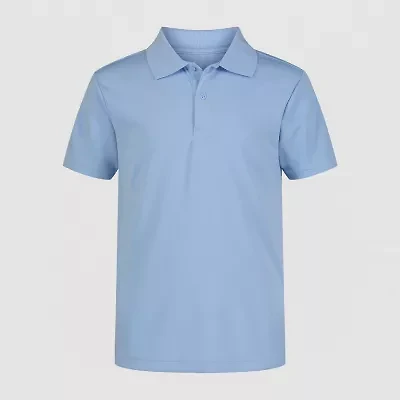 IZOD Little & Big Boys Short Sleeve Wrinkle Resistant Moisture Wicking Polo Shirt