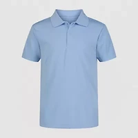 IZOD Little & Big Boys Short Sleeve Wrinkle Resistant Moisture Wicking Polo Shirt