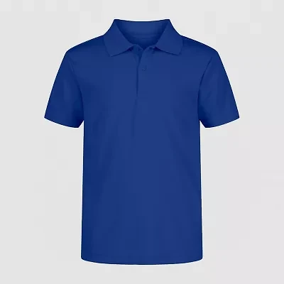 IZOD Little & Big Boys Short Sleeve Wrinkle Resistant Moisture Wicking Polo Shirt