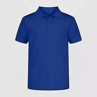 IZOD Little & Big Boys Short Sleeve Wrinkle Resistant Moisture Wicking Polo Shirt