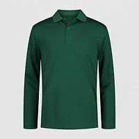 IZOD Little & Big Kid Boys Long Sleeve Regular Fit Wrinkle Resistant Moisture Wicking Polo Shirt