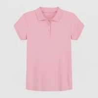 IZOD Little & Big Kid Girls Short Sleeve Regular Fit Polo Shirt