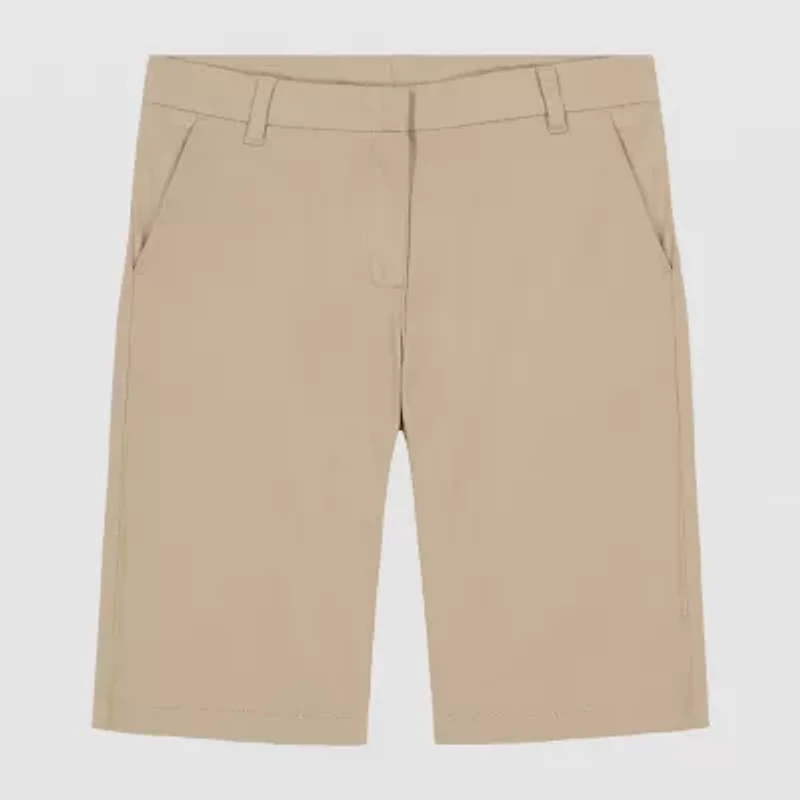 IZOD Little & Big Kid Girls Stretch Fabric Adjustable Waist Bermuda Short