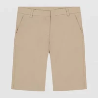 IZOD Little & Big Kid Girls Stretch Fabric Adjustable Waist Bermuda Short