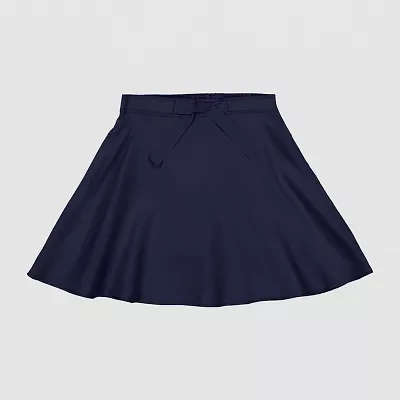 IZOD Little & Big Girls Elastic Waist Belted Scooter Skirt