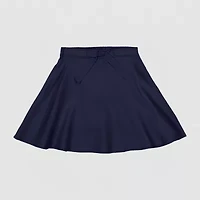 IZOD Little & Big Girls Elastic Waist Belted Scooter Skirt