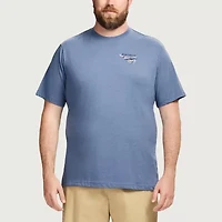 IZOD Saltwater Mens Crew Neck Short Sleeve Regular Fit Big and Tall Graphic T-Shirt