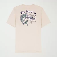 IZOD Saltwater Mens Crew Neck Short Sleeve Regular Fit Big and Tall Graphic T-Shirt