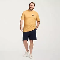 IZOD Saltwater Mens Crew Neck Short Sleeve Regular Fit Big and Tall Graphic T-Shirt