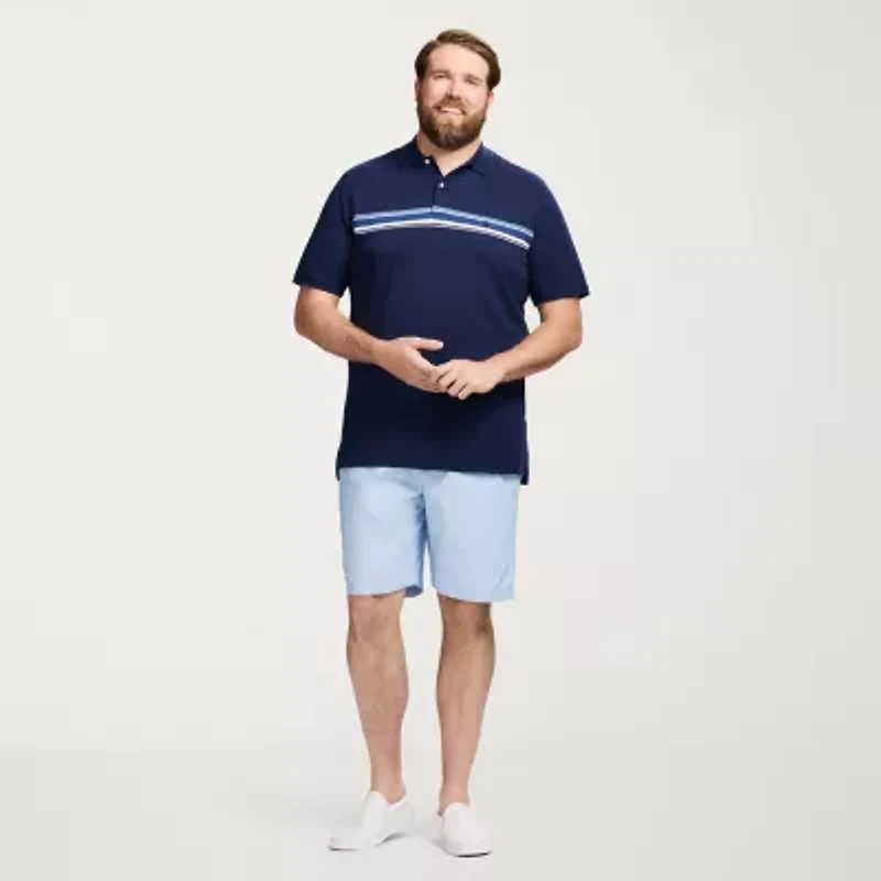 IZOD Advantage Performance Big and Tall Mens Regular Fit Short Sleeve Polo Shirt