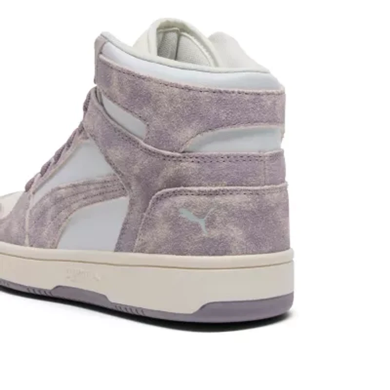 Puma Rebound Layup Berry Womens Basketball Shoes