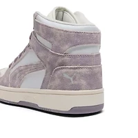 Puma Rebound Layup Berry Womens Basketball Shoes