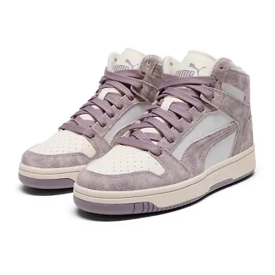 Puma Rebound Layup Berry Womens Basketball Shoes