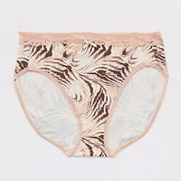 Ambrielle Cotton High Cut Panty