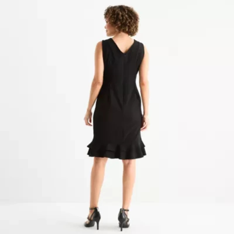 Maya Brooke Womens Plaid Jacket Dress