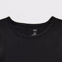 a.n.a Womens Round Neck Long Sleeve Adaptive T-Shirt