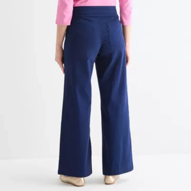 St. John's Bay Womens Wide Leg Trouser