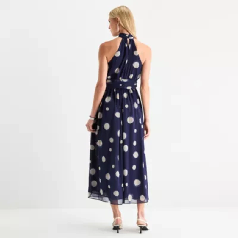 Worthington Womens Sleeveless Maxi Dress