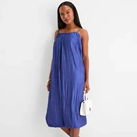 Worthington Womens Sleeveless Sundress