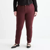 a.n.a Plus Womens High Rise Slim Fit Jean
